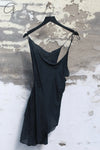 Marc le bihan 2670 asymmetric top collection, handmade in France, MLB-2670-HEI, black